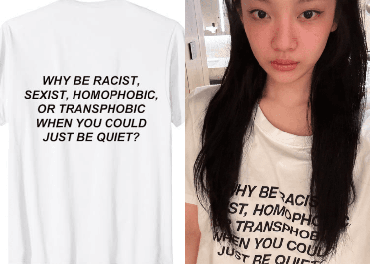 aespa's Ningning Sparks Debate by Wearing T-Shirt Supporting LGBTQ+ Community