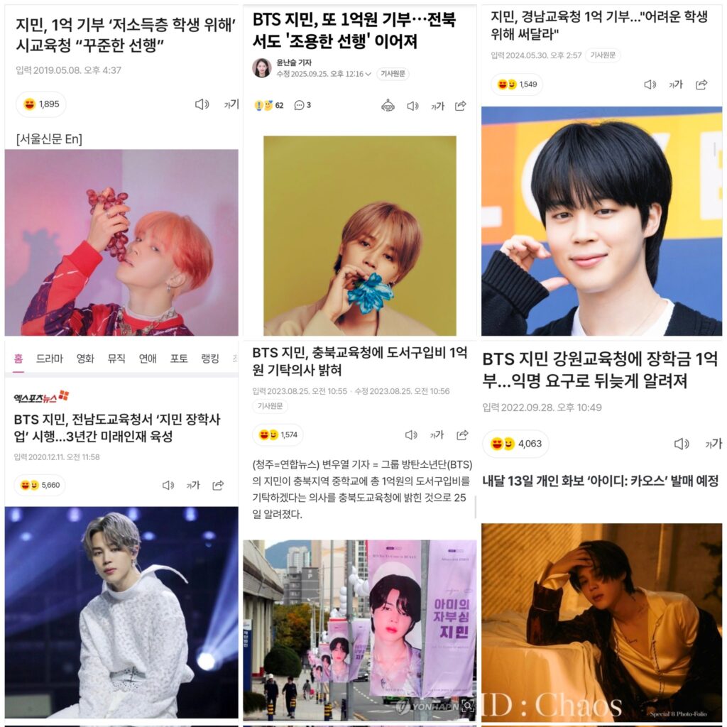 K-Netizens Praise Jimin’s Dedication To Kids’ Welfare