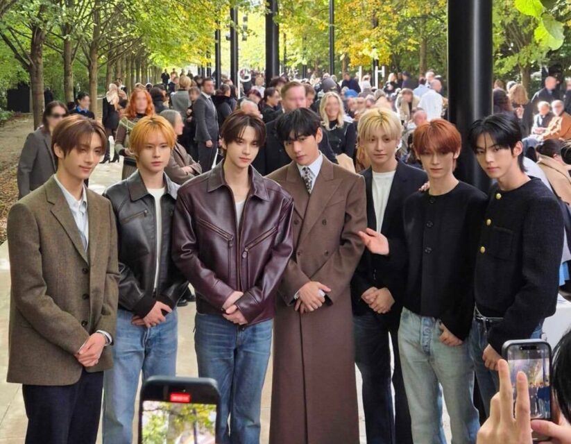 K-Netizens React to BTS’s V Standing Next to TWS Members at Celine